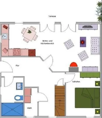 Ferienhaus Doppelhaushaelfte Huus Freeden 1 Böhl